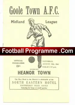 Goole Town v Heanor Town 1963