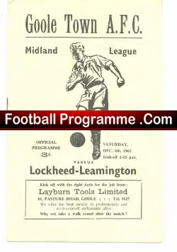 Goole Town v Lockheed Leamington 1965