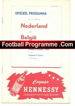 Holland v Belguim 1959 Netherlands