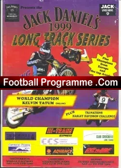 Jack Daniels Speedway Race Long Track Series 1999 - speedway programme