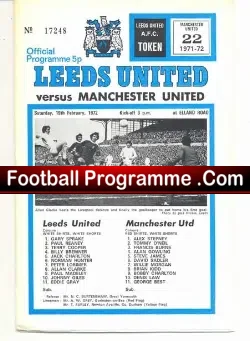 Leeds United v Manchester United 1972 – Mick Jones hat-trick