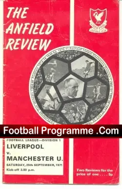 Liverpool v Manchester United 1971 – Man Utd