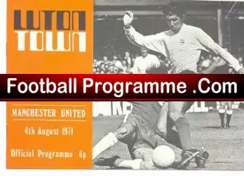 Luton Town v Manchester United 1971