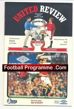 Manchester United v Arsenal 1996