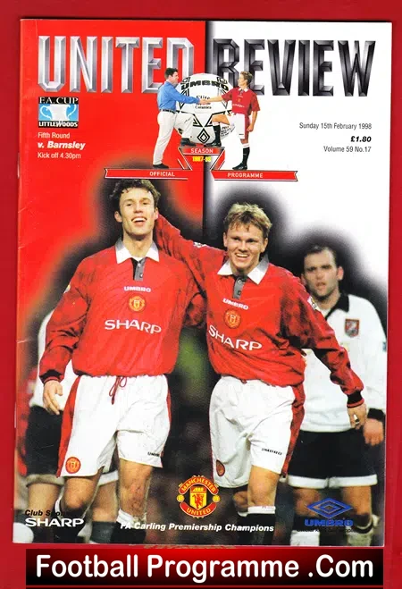 Manchester United v Barnsley 1998 – FA Cup