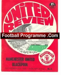 Manchester United v Blackpool 1970 – Willie Watson Debut