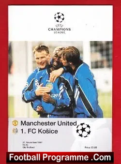 Manchester United v Kosice 1997
