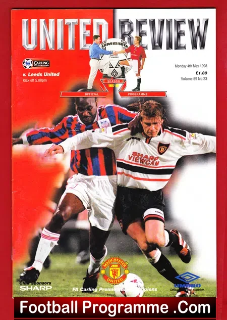 Manchester United v Leeds United 1998 – Wes Brown Debut