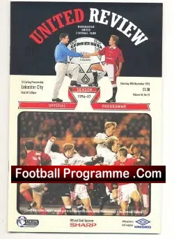 Manchester United v Leicester City 1996