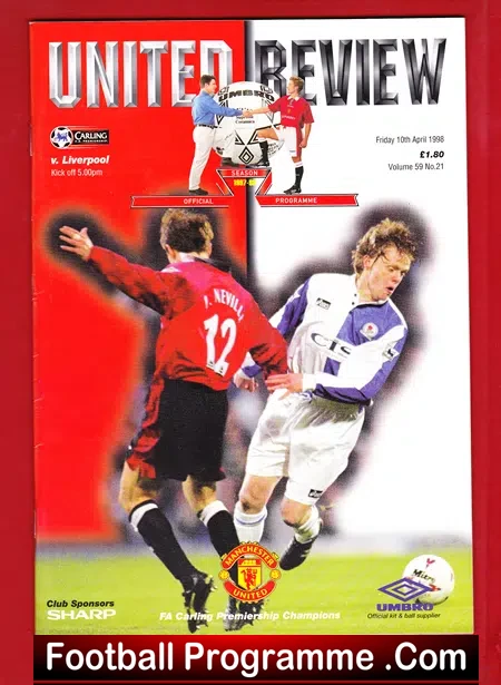 Manchester United v Liverpool 1998
