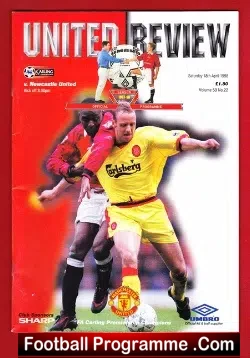 Manchester United v Newcastle United 1998