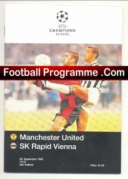 Manchester United v Rapid Vienna 1997