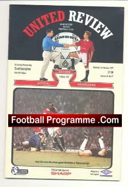 Manchester United v Southampton 1997