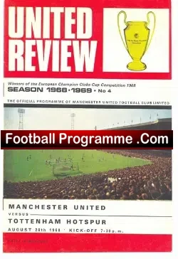 Manchester United v Tottenham 1968 – Willie Morgan Debut