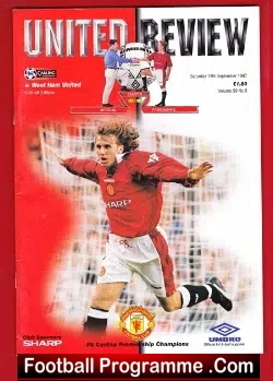 Manchester United v West Ham United 1997
