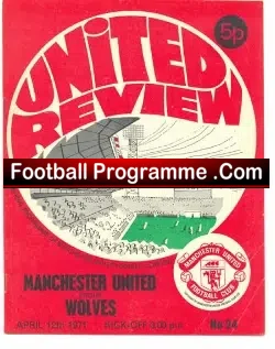 Manchester United v Wolves 1971