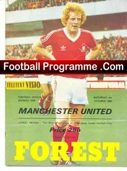 Nottingham Forest v Manchester United 1980