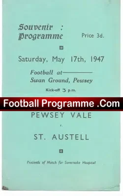 Pewsey Vale v St Austell 1947
