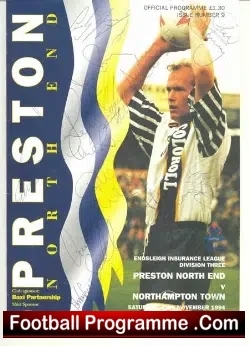 Preston North End v Northampton Town 1994 – Multi Autographs