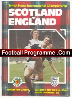 Scotland v England 1980 – Hampden