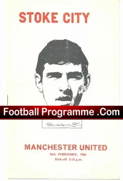 Stoke City v Manchester United 1966