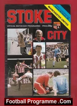 Stoke City v Manchester United 1980