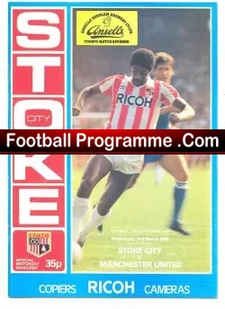Stoke City v Manchester United 1983