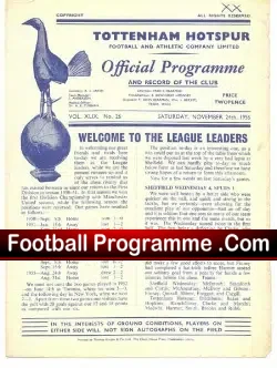 Tottenham Hotspur v Manchester United 1956