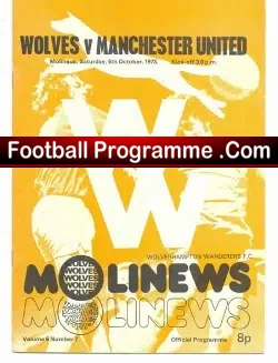 Wolves Wolverhampton v Manchester United 1973