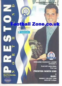 Preston North End v Bury 1995 - Play Off Semi Final