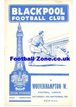 Blackpool v Wolves 1959