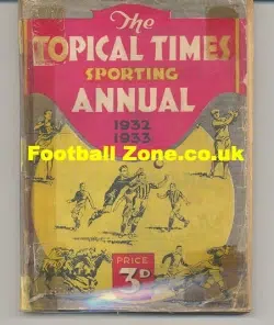 Topical Times Sporting Annual 1932 – 1933