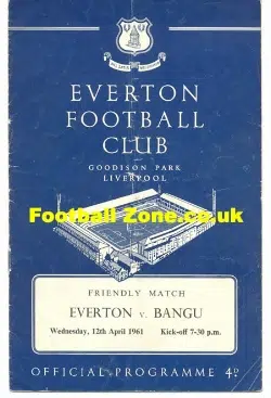 Everton v Bangu 1961 - Friendly Match - Brazil