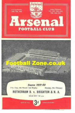 Arsenal v Brighton 1960 – FA Cup Plus Articles