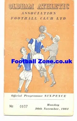 Oldham Athletic v OFK Belgrade 1961