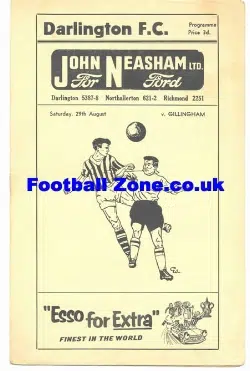 Darlington v Gillingham 1959