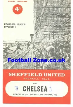 Sheffield United v Chelsea 1962