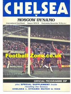 Chelsea v Moscow Dynamo 1978 - Russia