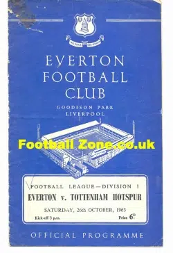 Everton v Tottenham 1963 – to clear
