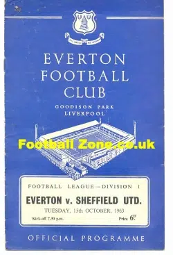 Everton v Sheffield United 1963