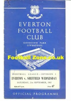 Everton v Sheffield Wednesday 1963
