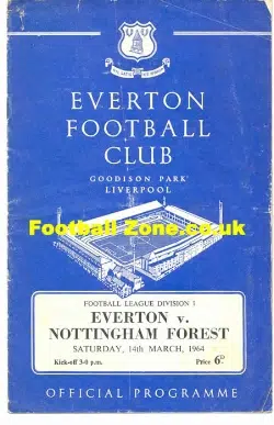 Everton v Nottingham Forest 1964