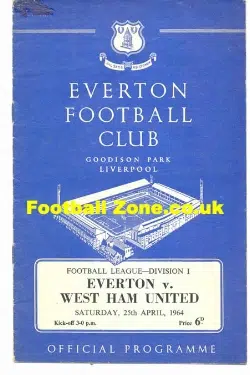 Everton v West Ham United 1964