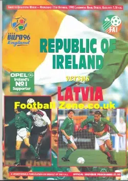 Ireland v Latvia 1995 – Euro 96 Qualifying Match