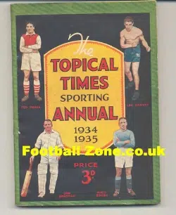 Topical Times Sporting Annual 1934 - 1935