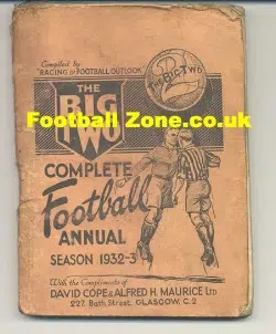 Racing + Football Outlook Annual Handbook 1932 - 1933