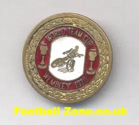 World Team Cup Speedway 1970  Badge Wembley