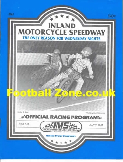 America Speedway 1982 Inland Motorcycle Speedway