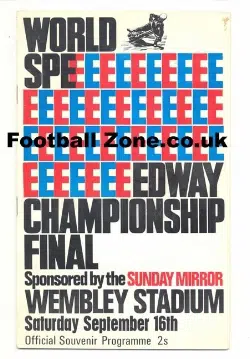 World Speedway Championship World Final 1969