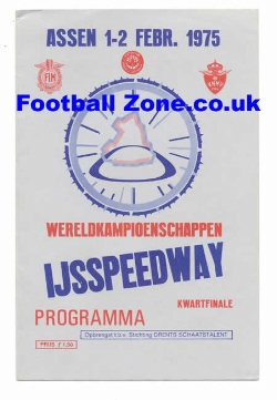 Holland Speedway Programme 1975 – Final Assen